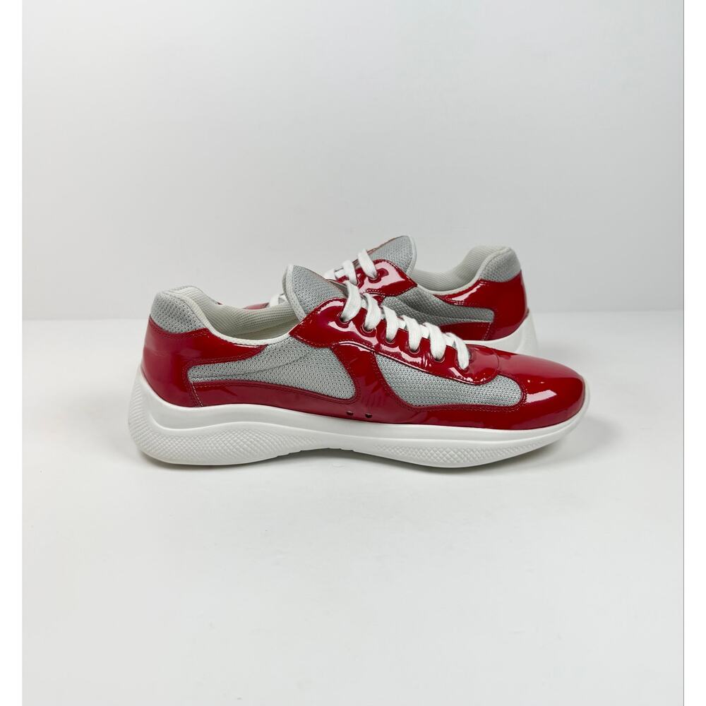 Size 9.5UK/10.5US - Prada Americas Cup Red Silver - Picture 5 of 8